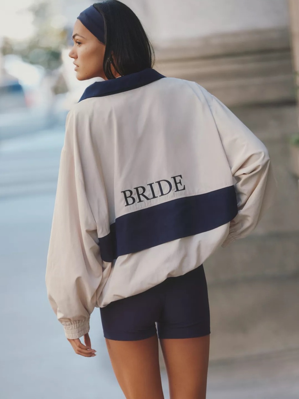 Like New Mare Mare Oversized Windbreaker Bride Jacket